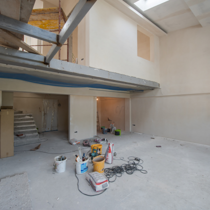 ADU interior expansion construction with tools and materials – Best ADU LA